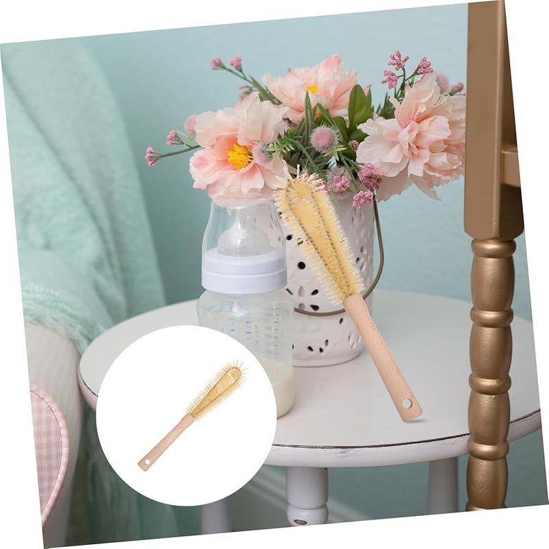 Multicolor Shaped Cup Cleaning Brush for Mugs Wine Glasses and Kitchen Bottles Durable Handle - Image 3